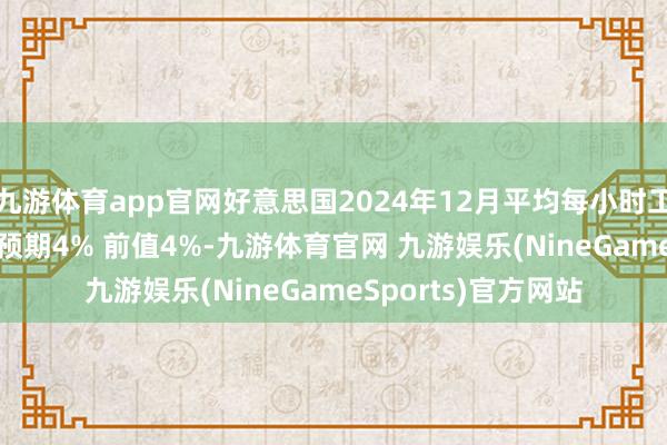 九游体育app官网好意思国2024年12月平均每小时工资年率录得3.9% 预期4% 前值4%-九游体育官网 九游娱乐(NineGameSports)官方网站